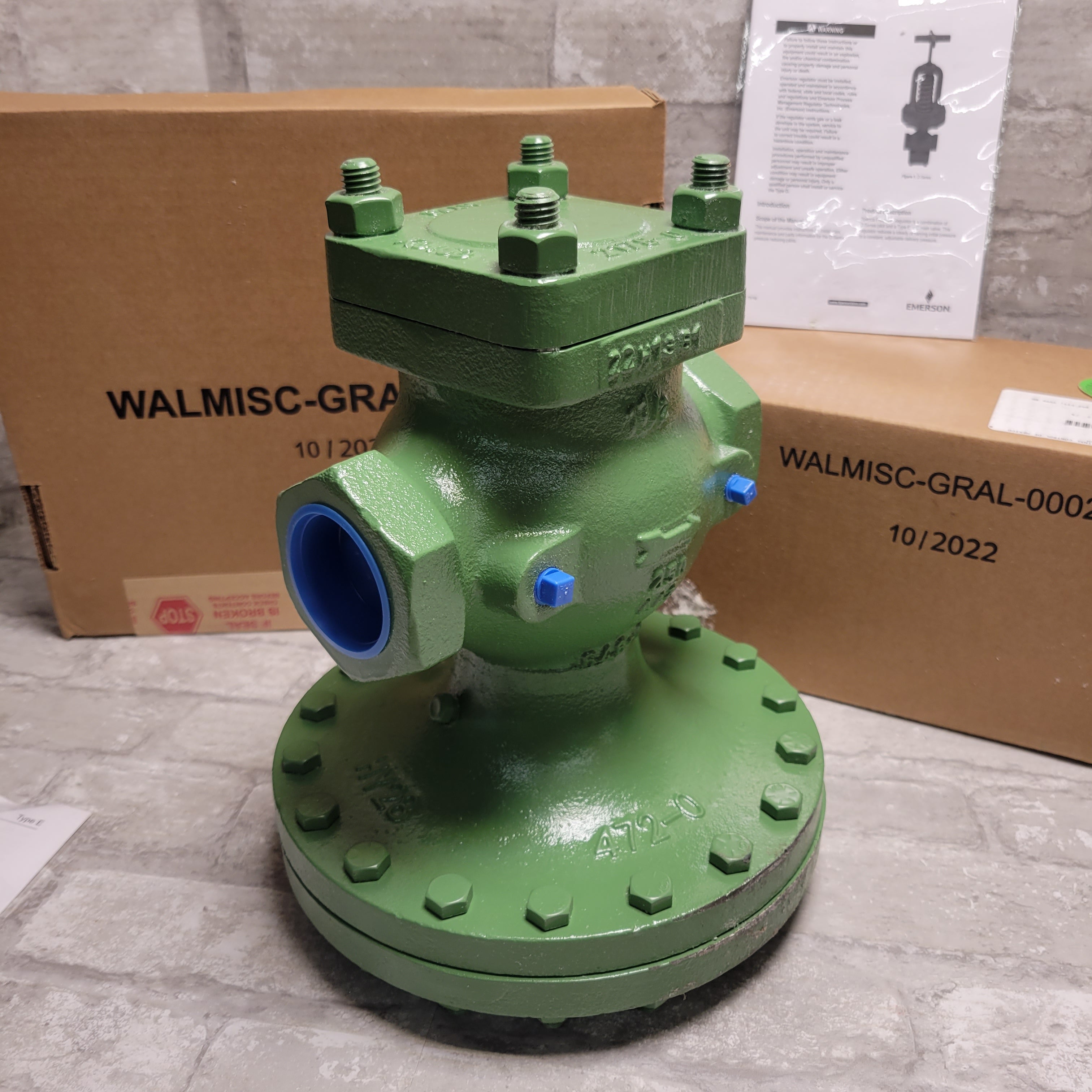 SPENCE Pilot-Operated Pressure Regulator: E, 1 1/2" Inlet, 1 1/2" Outlet (8129059389678)